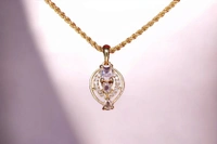 KISONA THE REWA PENDANT - FREESIZE, GOLD