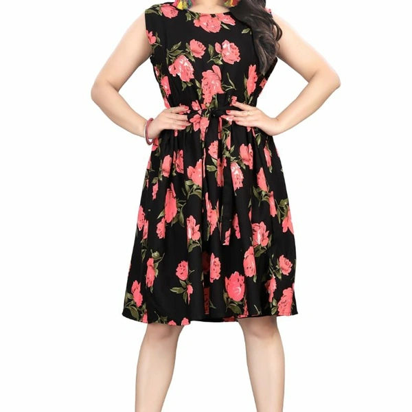 SM READYMADE GARMENT NON CATLOG VOL 14 CREPE WESTERN WEAR I - Red, XL