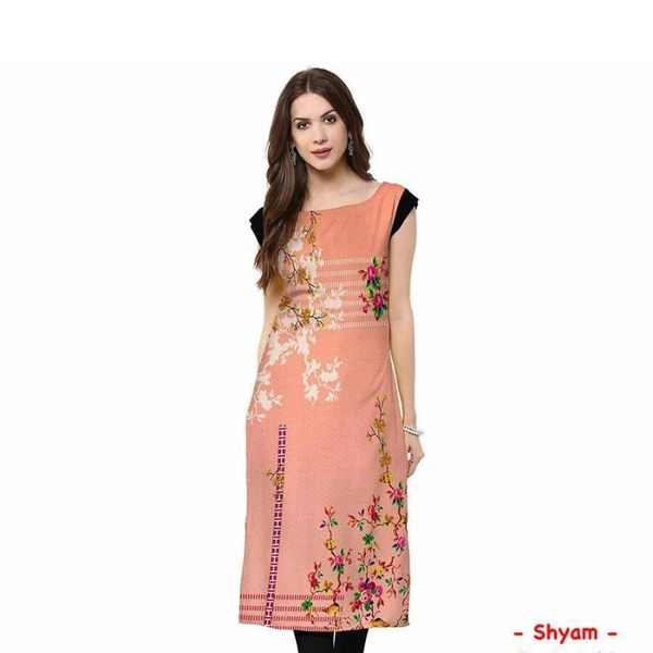 SM READYMADE GARMENT American Crepe Kurtis - Light creamy, M 38 L 40 XL 42 XXL 44 3XL 4XL 48