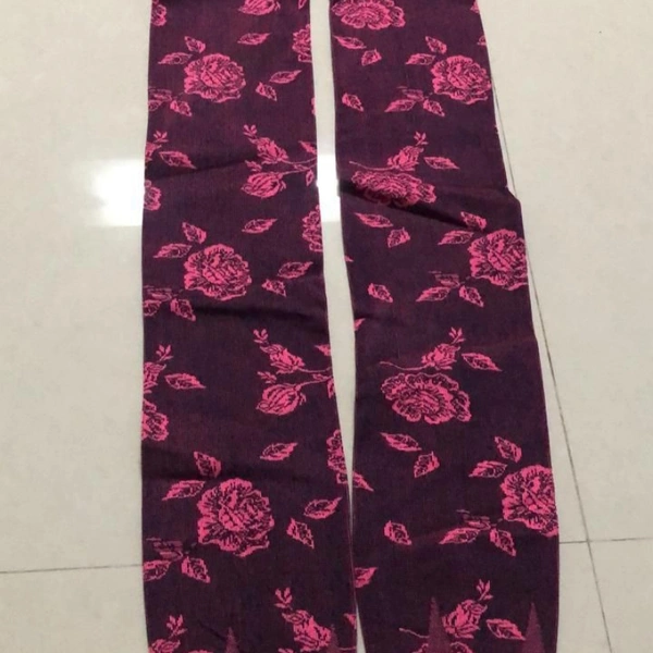 SM READYMADE GARMENT Presents WOMENS SEAMLESS YOGA LEGGINGS E - Green Pink, Red, Creamy, Chocklet, Free Size