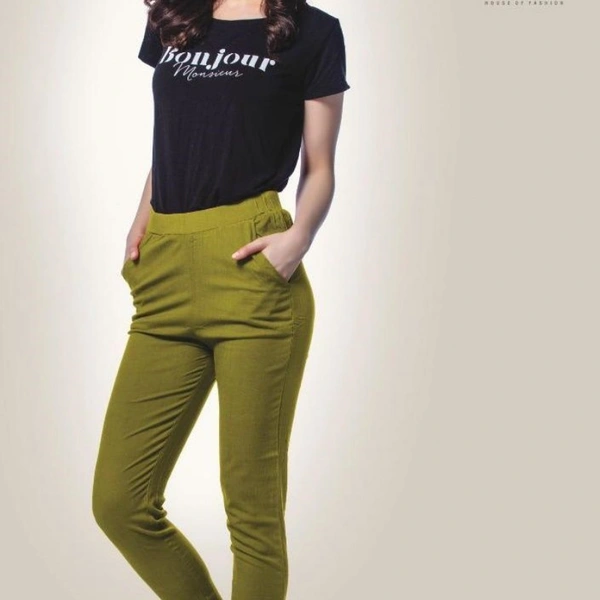 SM READYMADE GARMENT PRESENTS KIANA CIGARETTE COTTON XL SIZE PANTS A - 32 XL