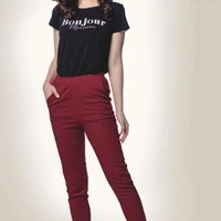 SM READYMADE GARMENT PRESENTS KIANA CIGARETTE COTTON XL SIZE PANTS A - 32 XL