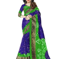 SM READYMADE GARMENT Presents SWEET DREAM KHADI SILK SAREES E - Red Blue Green, 01