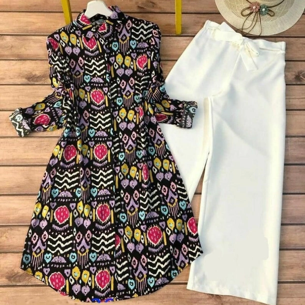 SM READYMADE GARMENT & CELEBRATION VOL 4 CELEBRATION VOL 4 COTTON TOP WITH PLAZO B26 MAY 2021 - M-38, L-40, XL-42, XXL-44, Multicolor