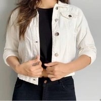 SM READYMADE GARMENT SWARA DENIM JACKETS B - Size - Free...28 to 32 inches, Various Colours
