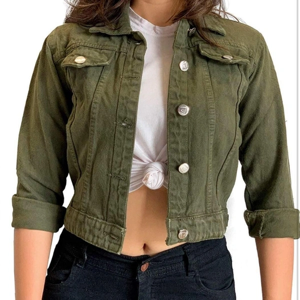 SM READYMADE GARMENT SWARA DENIM JACKETS B - Size - Free...28 to 32 inches, Various Colours