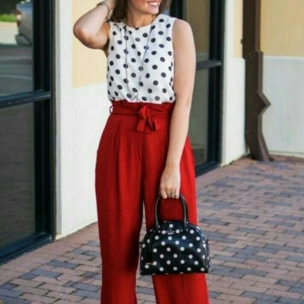 SM READYMADE GARMENT NEW HEAVY CREPE JUMPSUIT WESTERN D - Various Colours, Size :: S(36), M(38), L(40), XL(42), XXL(44).
