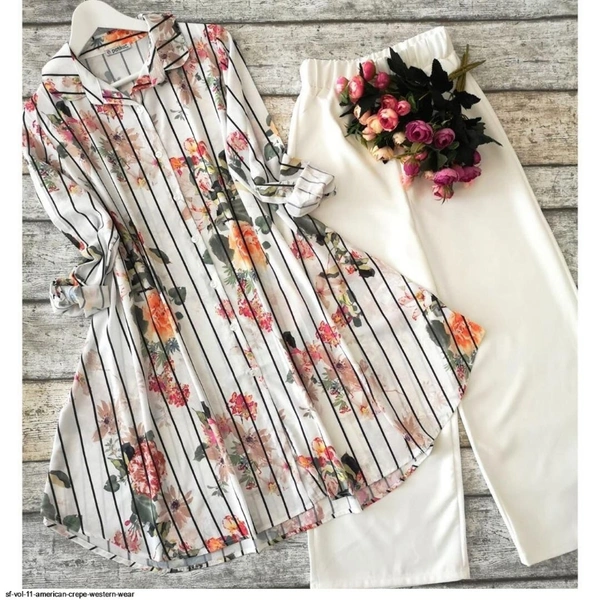 SM READYMADE GARMENT AMERICAN CREPE WESTERN WEAR A - Different colors, Size - L-40,, XL-42XXL-44