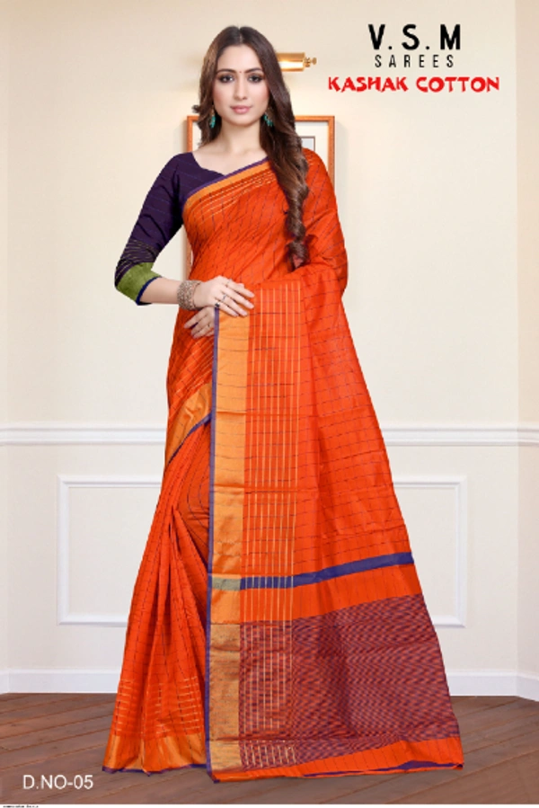 SM READYMADE GARMENT & V S M SAREES V S M SAREE KASHAK COTTON VOL 10 0