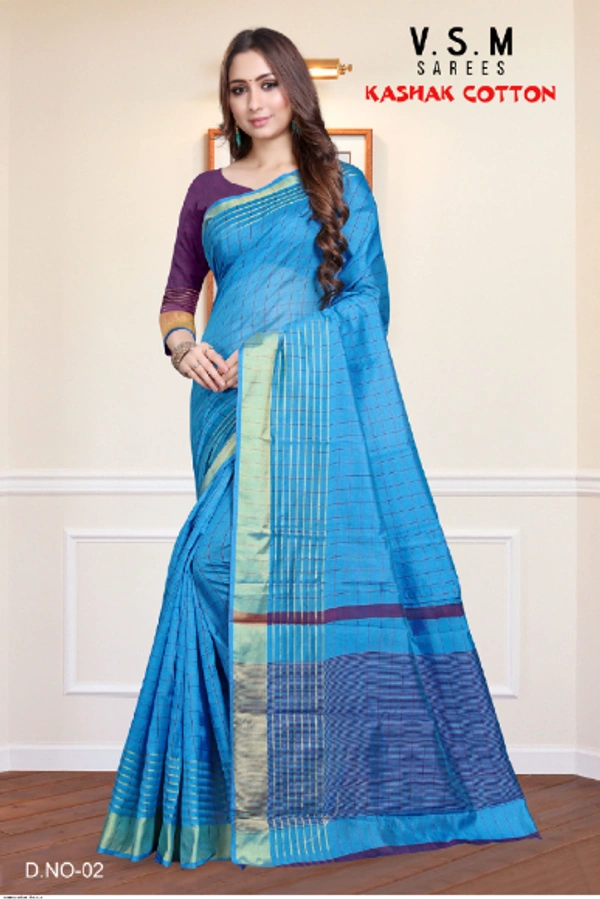 SM READYMADE GARMENT & V S M SAREES V S M SAREE KASHAK COTTON VOL 10 0