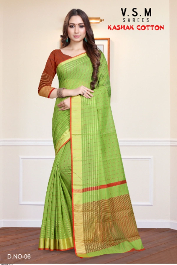SM READYMADE GARMENT & V S M SAREES V S M SAREE KASHAK COTTON VOL 10 0