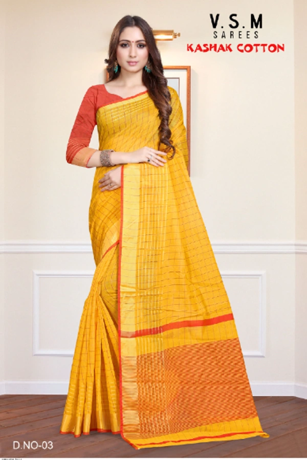 SM READYMADE GARMENT & V S M SAREES V S M SAREE KASHAK COTTON VOL 10 0