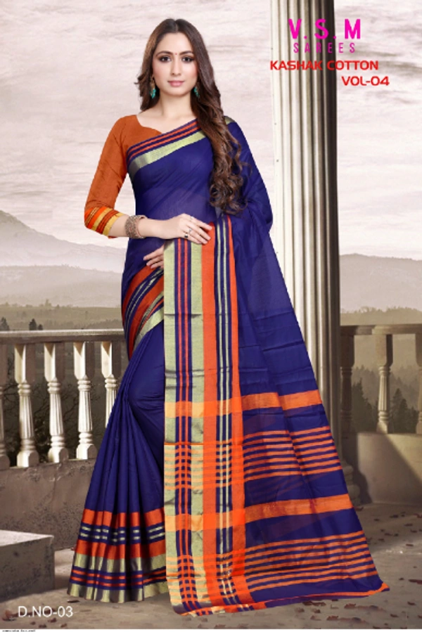 SM READYMADE GARMENT & V S M SAREES V S M SAREE KASHAK COTTON VOL 10 0