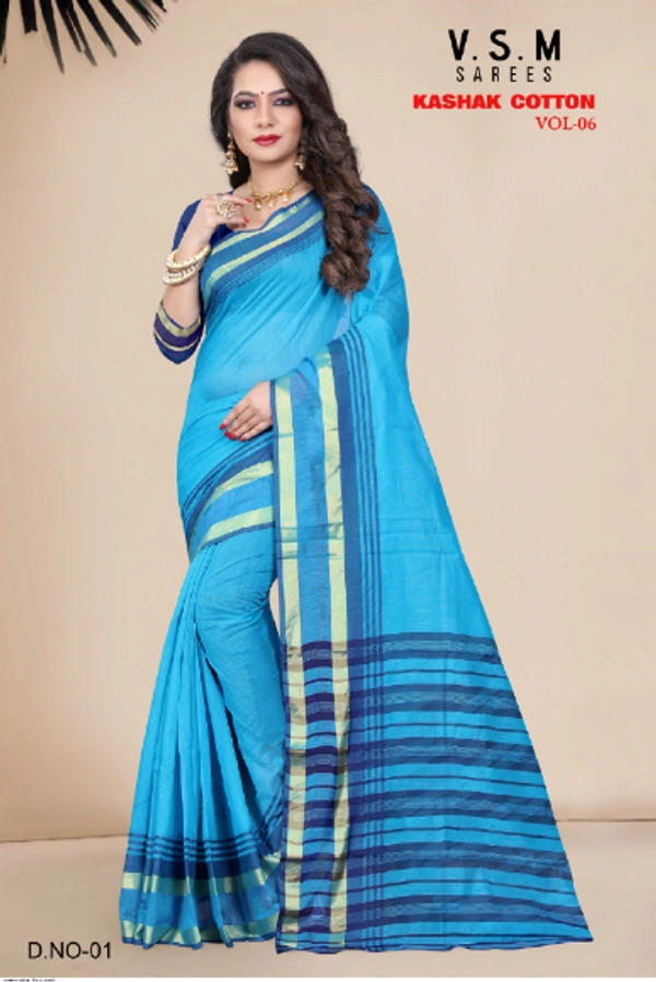 V S M SAREES V S M SAREE KASHAK COTTON VOL 10 0