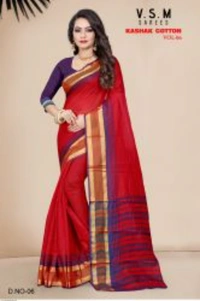 V S M SAREES V S M SAREE KASHAK COTTON VOL 10 0