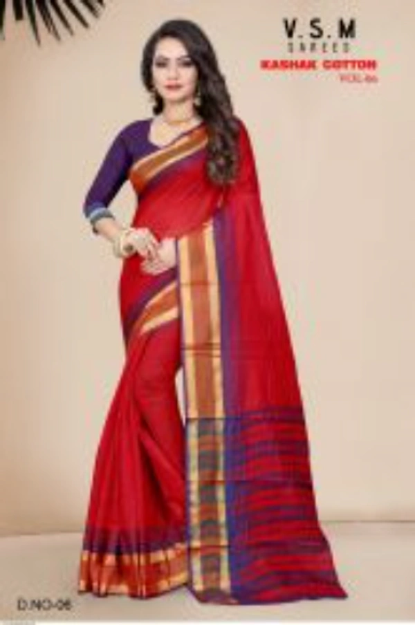 V S M SAREES V S M SAREE KASHAK COTTON VOL 10 0