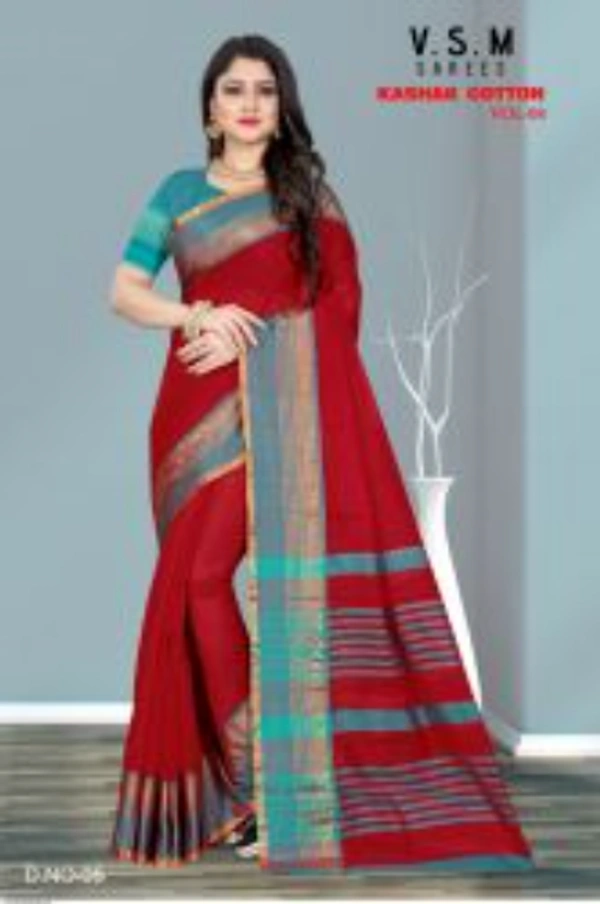 V S M SAREES V S M SAREE KASHAK COTTON VOL 10 0