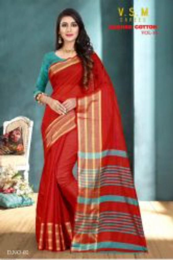 V S M SAREES V S M SAREE KASHAK COTTON VOL 10 0