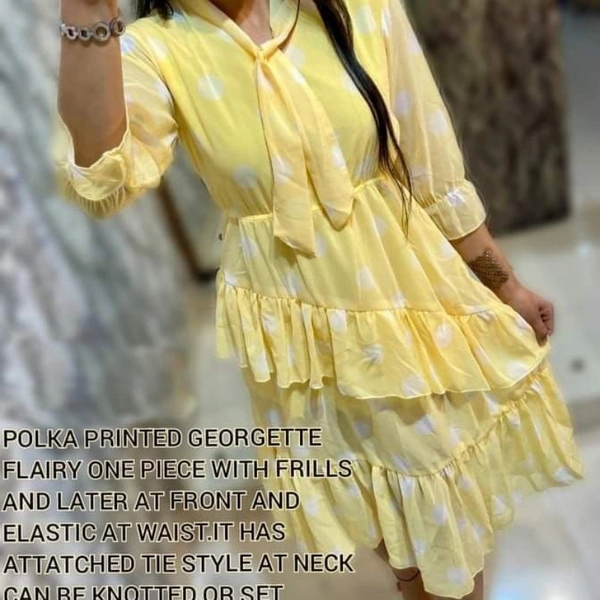 SM READYMADE GARMENT & SF SF VOL 85 GEORGETTE WESTERN A - Free Size upto XXL, Yellow Gray, Pink, 01