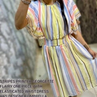 SM READYMADE GARMENT & SF GEORGETTE WESTERN F - FREE SIZE UPTO XXL, PINK, YELLOW, PINK, GREEN
