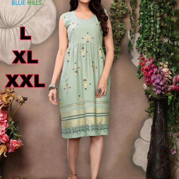 SM READYMADE GARMENT KNEE LENGTH FANCY KURTI - 1, 1, Grey, M (38)