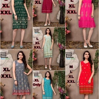 SM READYMADE GARMENT KNEE LENGTH FANCY KURTI - 1, 1, Grey, M (38)