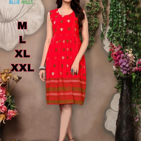 SM READYMADE GARMENT KNEE LENGTH FANCY KURTI - 1, 1, Grey, M (38)