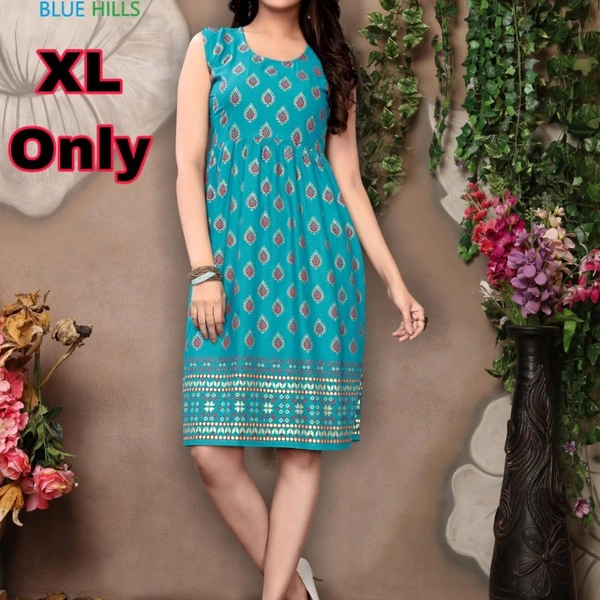 SM READYMADE GARMENT KNEE LENGTH FANCY KURTI - 1, 1, Grey, M (38)