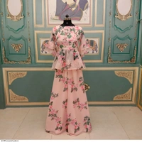 SM READYMADE GARMENT. AB 389 AZA PEACH PALAZZO - Peach, 01, 05, 38 42