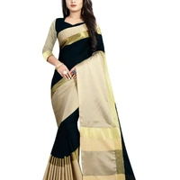 SM READYMADE GARMENT COTTON SILK SAREE - 5680, 7999, 20, 01, 12, Green & Pink