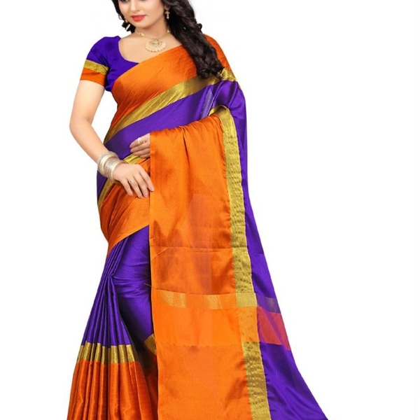 SM READYMADE GARMENT COTTON SILK SAREE - 5680, 7999, 20, 01, 12, Green & Pink