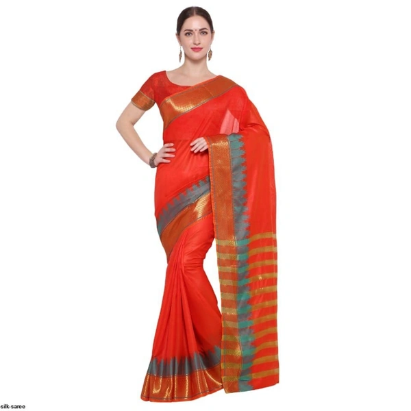 SM READYMADE GARMENT NEW COTTON AND BANARASI SILK SAREE O - Various, 01, 20