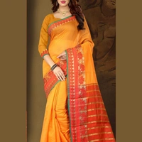 SM READYMADE GARMENT NEW COTTON AND BANARASI SILK SAREE O - Various, 01, 20
