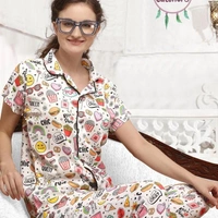 DREAM CATCHERS VOL 1 COTTON NIGHT WEAR - Blue, M 38, 20