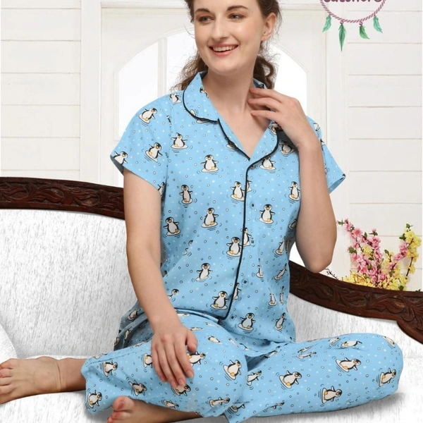 DREAM CATCHERS VOL 1 COTTON NIGHT WEAR - Blue, M 38, 20