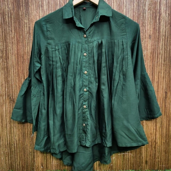 103 RAYON WESTERN TOP A - Green, 12, L(40),