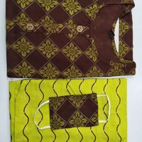 MK HEAVY RAYON KURTI WITH PLAZO 002 O - Black Yellow, 1, XL-42,