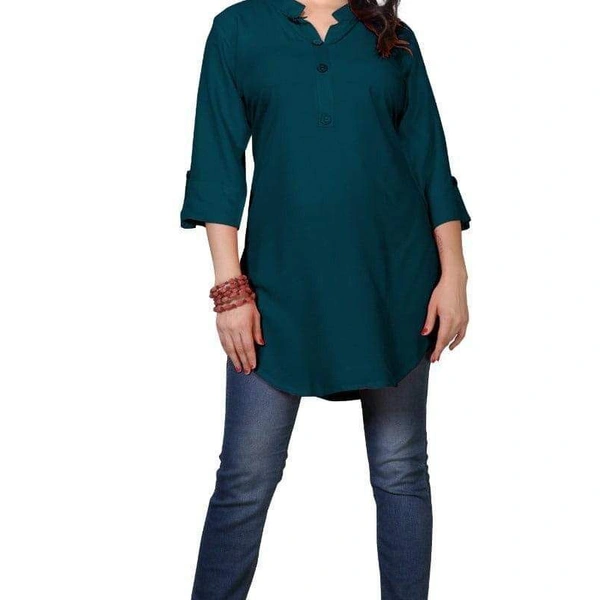 NX AMERICAN CREPE TOPS - 1, XL-42, Green