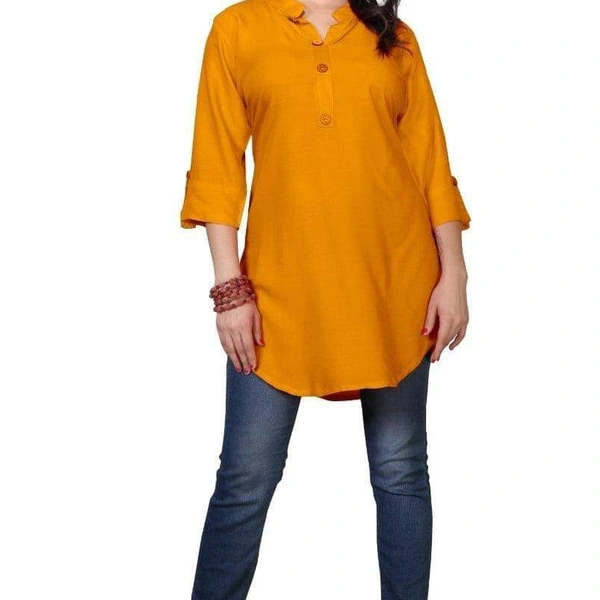 NX AMERICAN CREPE TOPS - Yellow, 1, 3XL(46)