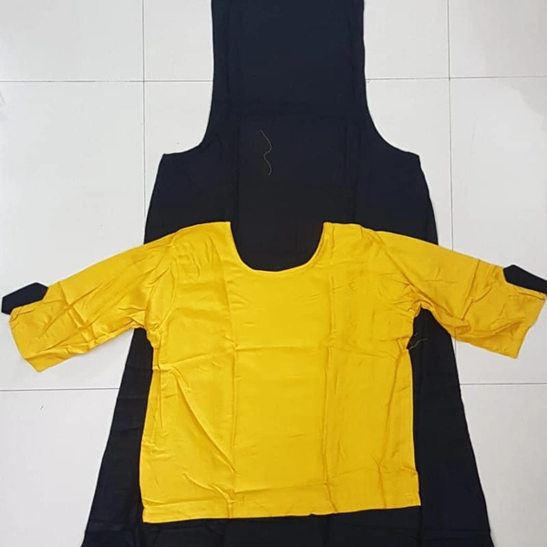 AK NEW FASHION RAYON WESTERN TOP - Yellow, 1, XLL-44