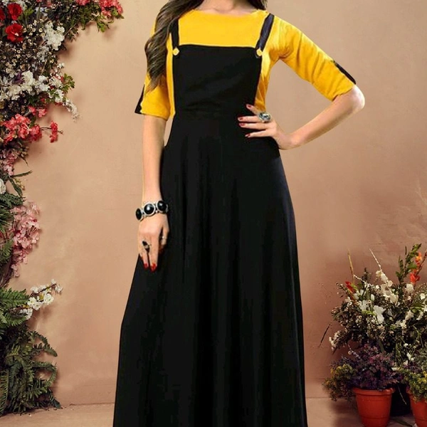 AK NEW FASHION RAYON WESTERN TOP - Yellow, 1, XLL-44