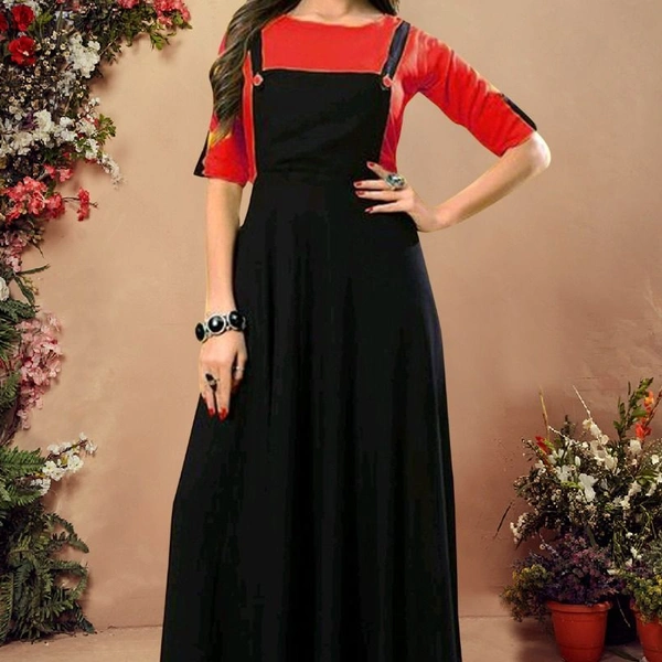 AK NEW FASHION RAYON WESTERN TOP - Red, 1, M (38)