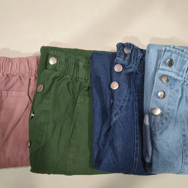 RITURAJ DENIM TWO SIDE POCKETS PANT - 2210, Lights Blue,, 1, 32 Free size