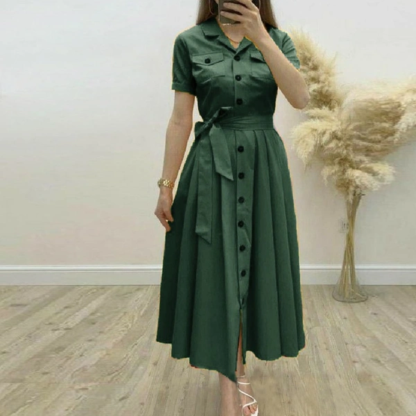 RAYON WESTERN STYLE KURTIS - 1, XLL-44, Green