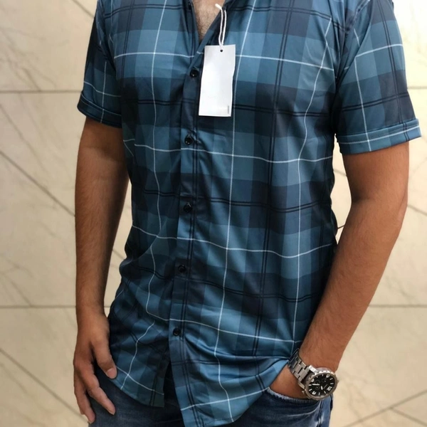 NEW LYCRA MENS SHIRT C - 1, Dark Blue, XL-42