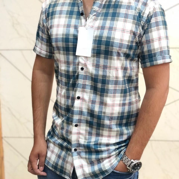 NEW LYCRA MENS SHIRT C - 1, Dark Blue, XL-42