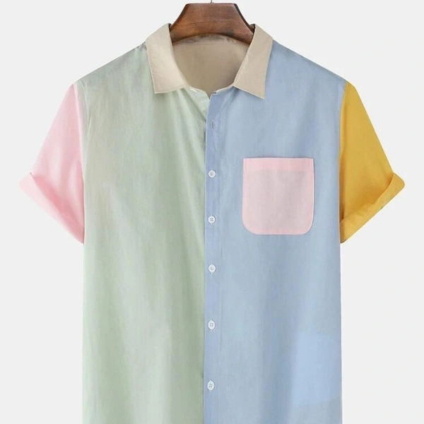 PREMIUM HEAVY RAYON MEN'S SHIRT D - 1, Multicolour, XL 44