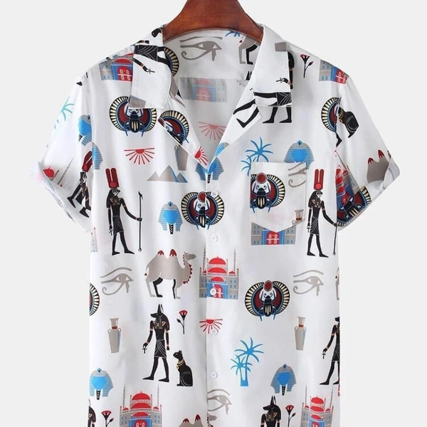 PREMIUM HEAVY RAYON MEN'S SHIRT D - 1, Multicolour, XLL 46