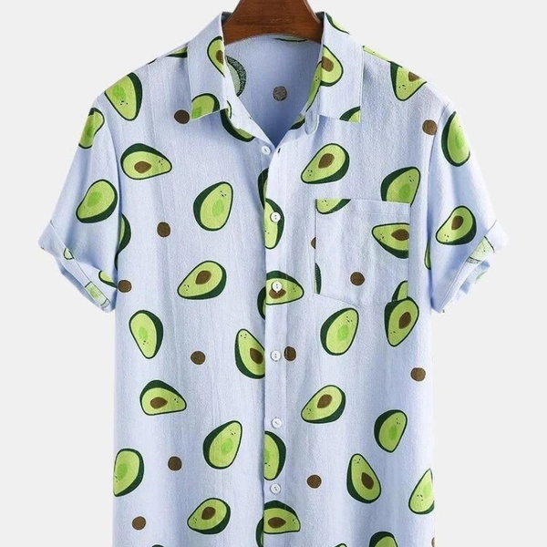 PREMIUM HEAVY RAYON MEN'S SHIRT D - 1, Multicolour, XLL 46