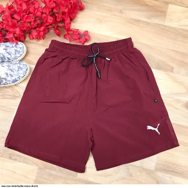 NEW NON STRETCHABLE MENS SHORTS - Red, 1, 28-30